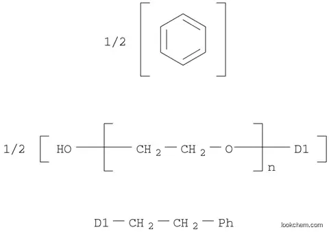 Molecular Structure of 39281-07-7 (Poly(oxy-1,2-ethanediyl), α-[bis(2-phenylethyl)phenyl]-ω-hydroxy-)